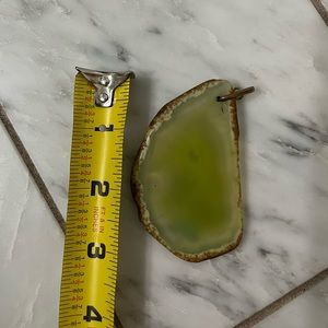 Vintage stone shaving pendant